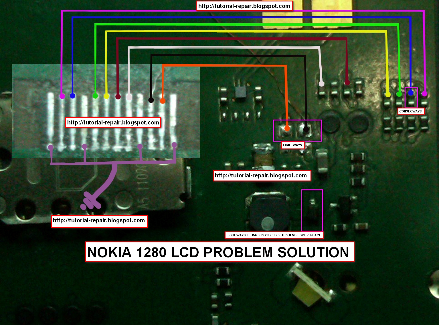 Nokia 1280 LCD Problem Solution Free Tutorial