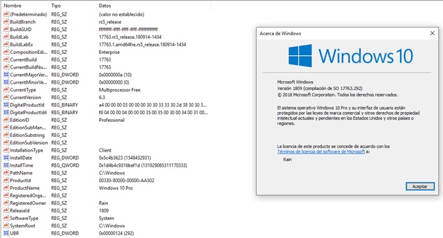 Windows 10 AIO RS5 Versión 1809