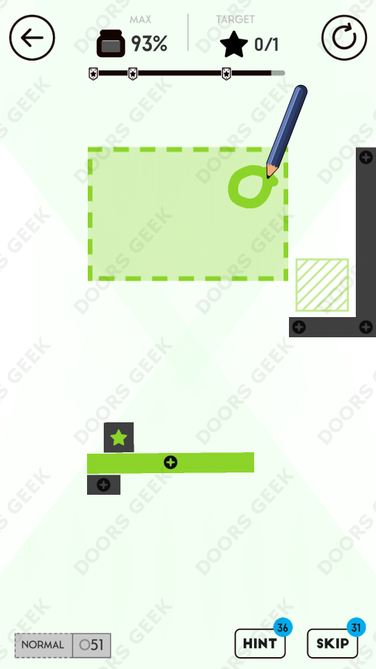 Draw Here Level 51 Doors Geek