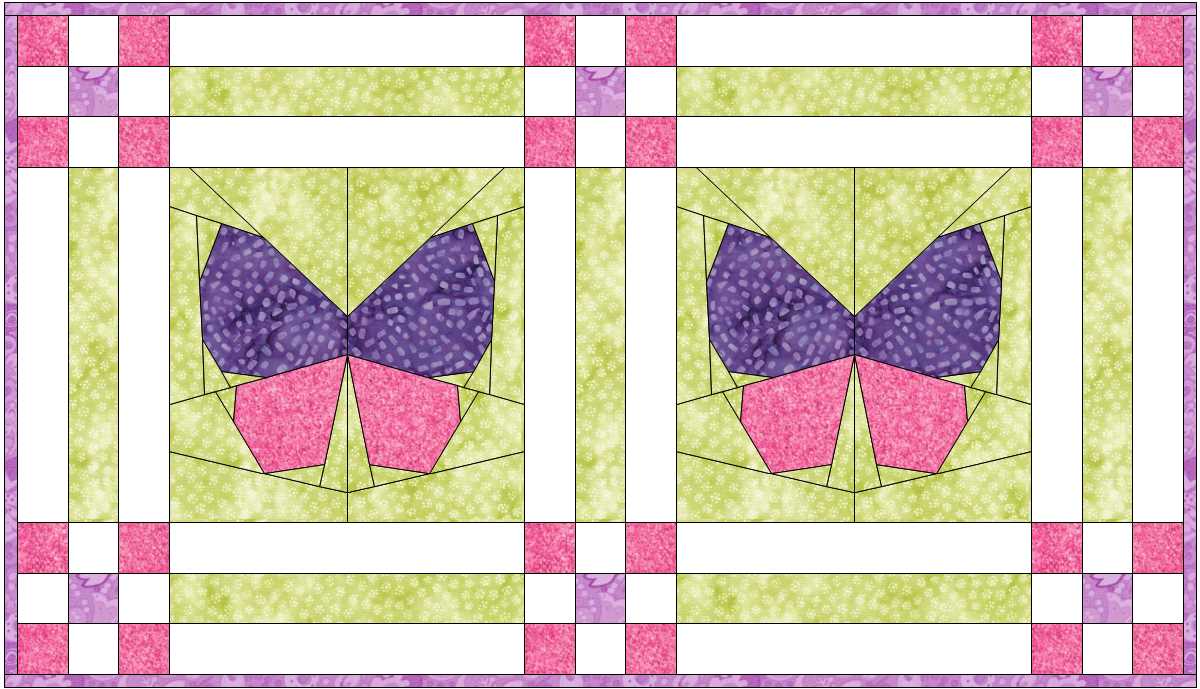Monica Curry Quilt Design Butterfly Garden Quilt Block Pattern