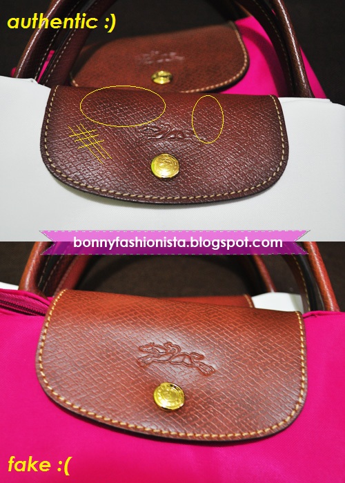 how to know if the longchamp bag is original