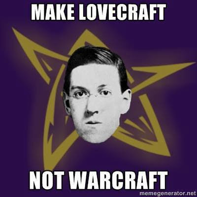 Meme de humor sobre Lovecraft