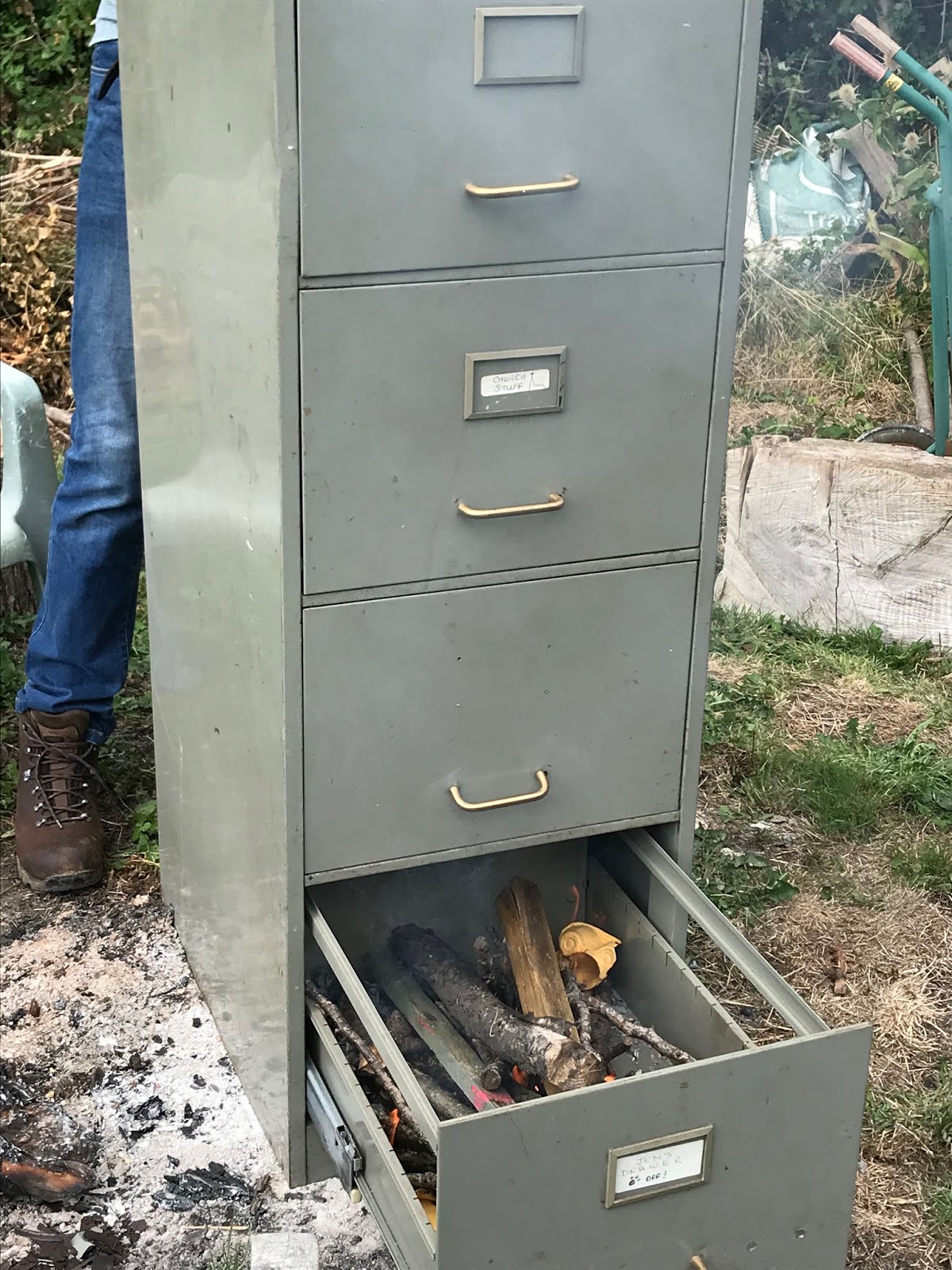 Making a smoker from a filing