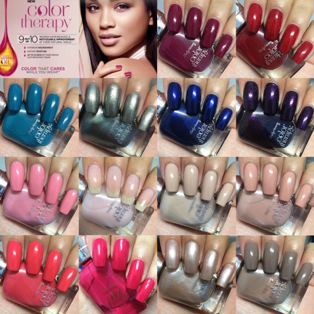 Nailed by Kim: Sally Hansen Color Therapy - Swatch and Review