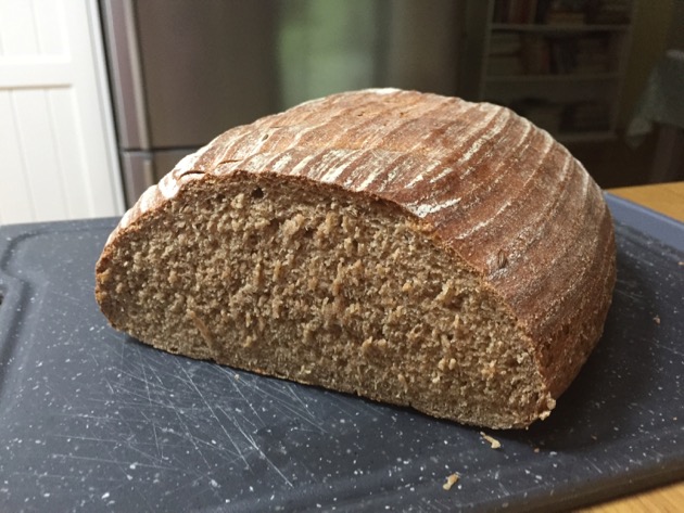 Rye bread with buttermilk starter