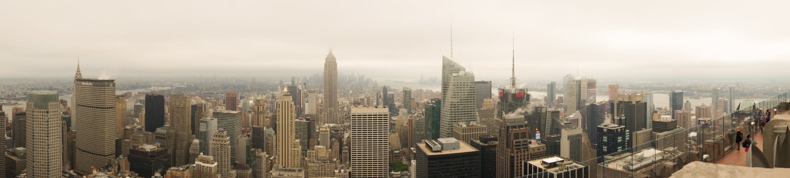 Visiting New York City for the first time - view from the Top of the Rock