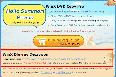WinX Blu-Ray Decrypter License Code