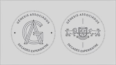 Bold & Thin line Logo Genesis Associates