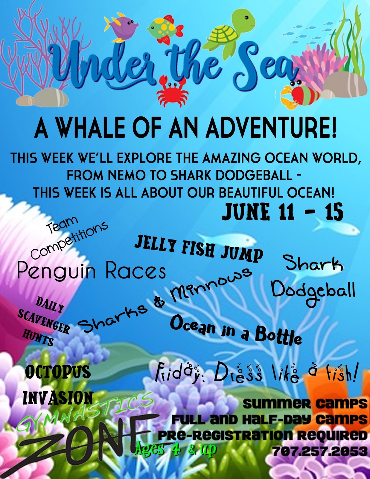 under the sea flyer