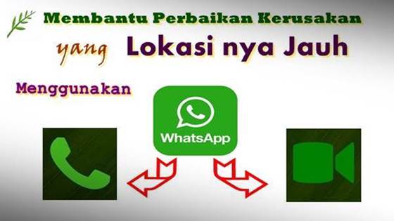 Service Perbaikan kerusakan menggunakan whatsapp