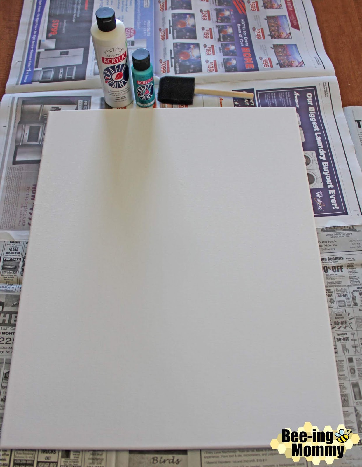 Ombre Painting Tutorial "Laugh like your ten, Party like your twenty..."