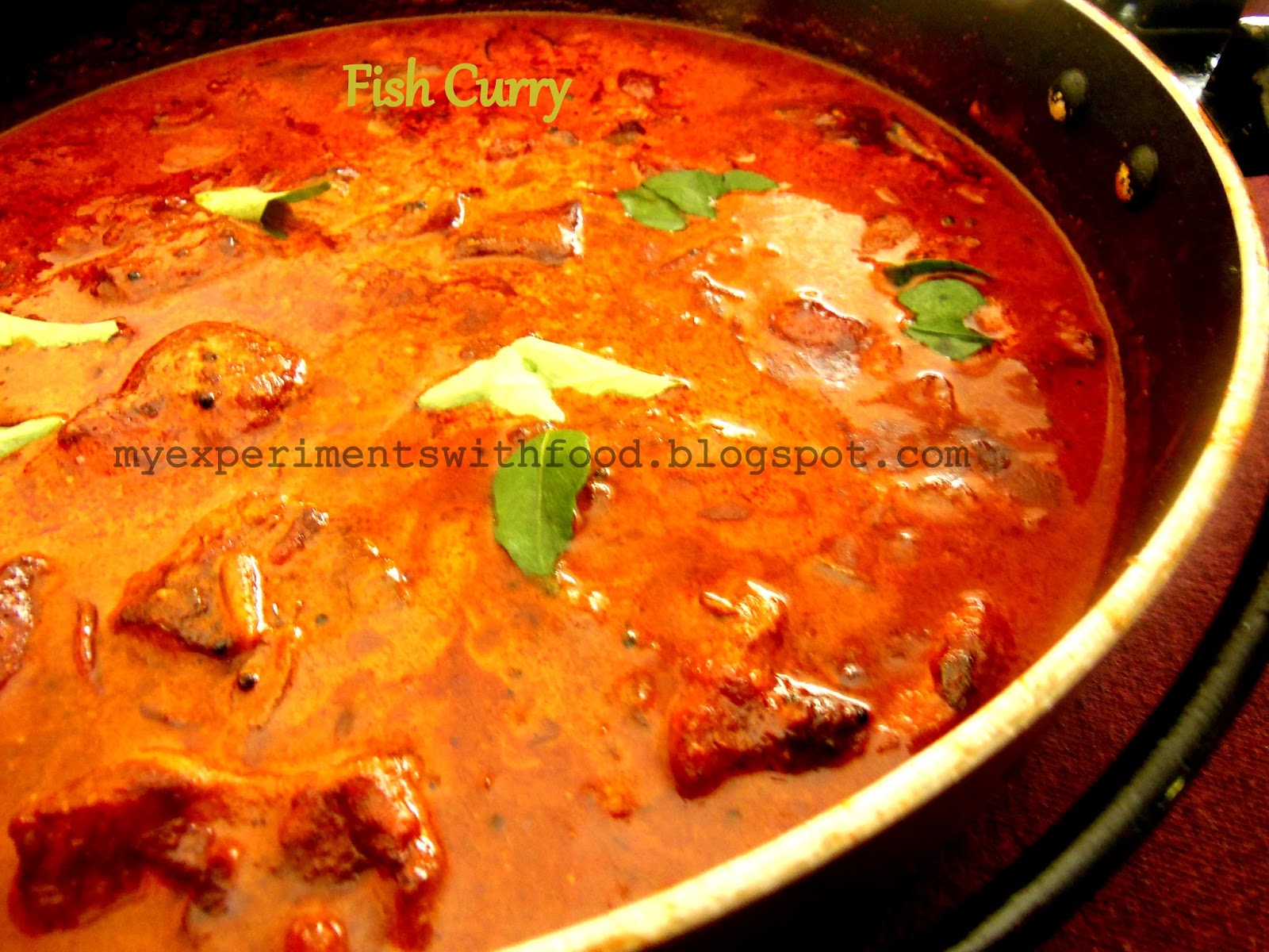 My Experiments With Food Kerala Fish Curry In Coconut Milk/ Nadan Meen