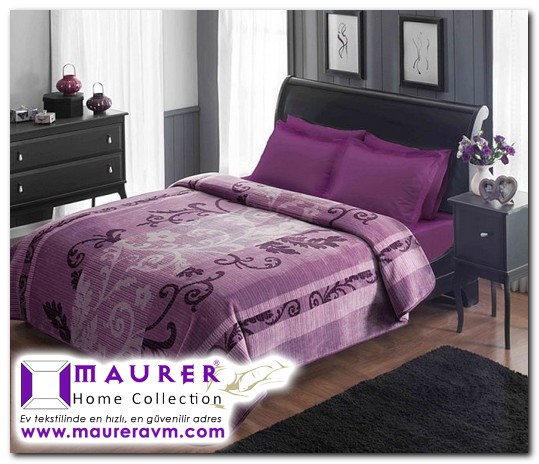Maurer Nevresim Shop Blog Sitesi Taç Battaniye Bentley Lila