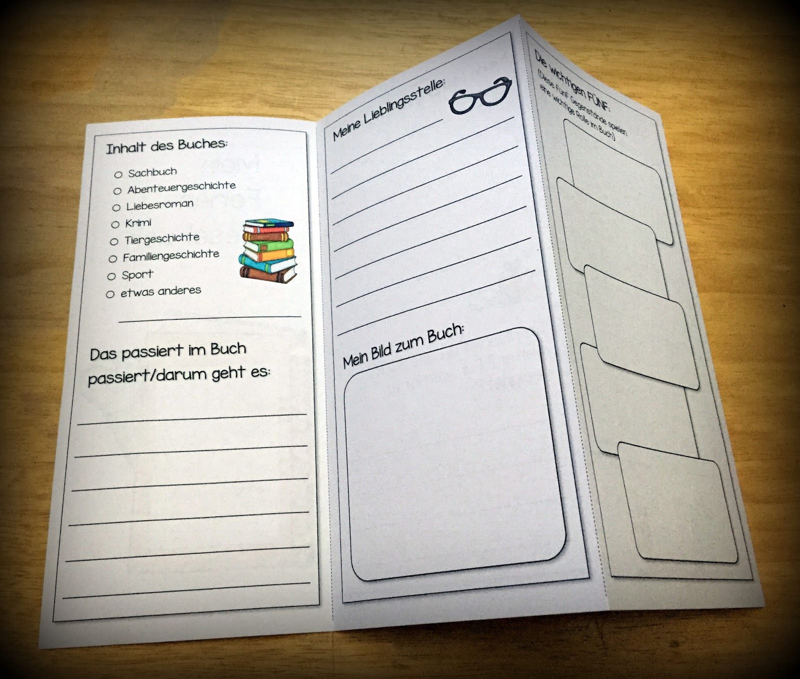 Buchvorstellung grundschule, Deutsch lesen, Deutsch