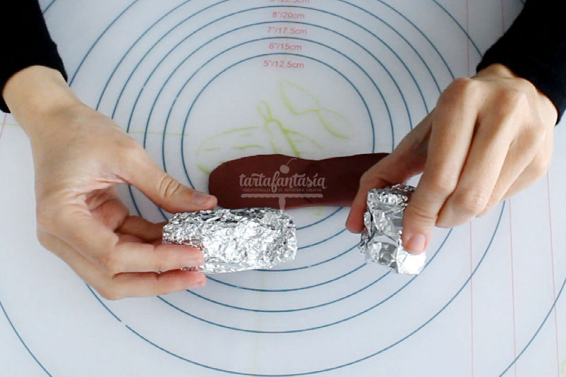 Tutorial Patines de Fondant Soy Luna