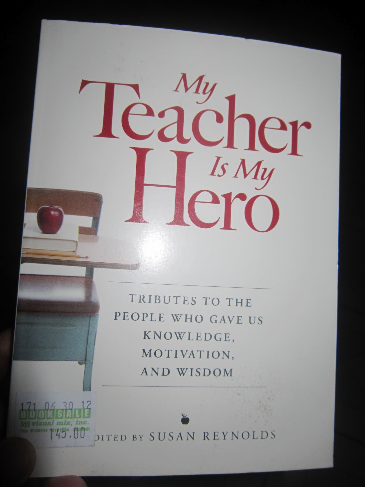 My teacher is nice. Teacher Hero.