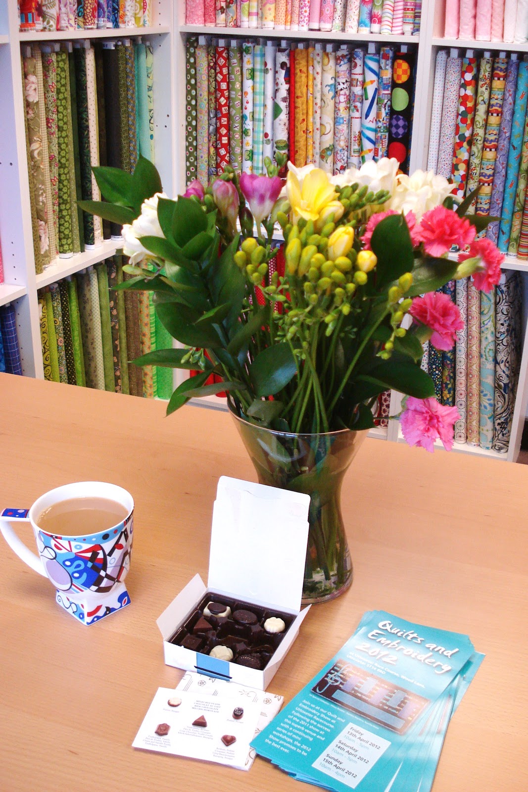 Angie Quilts Flowers From Frankie