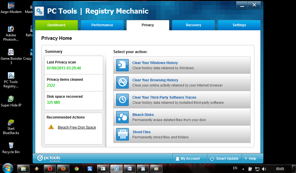 Registry Mechanic. PC Tools. Modem Tools. Carambis Registry Cleaner.