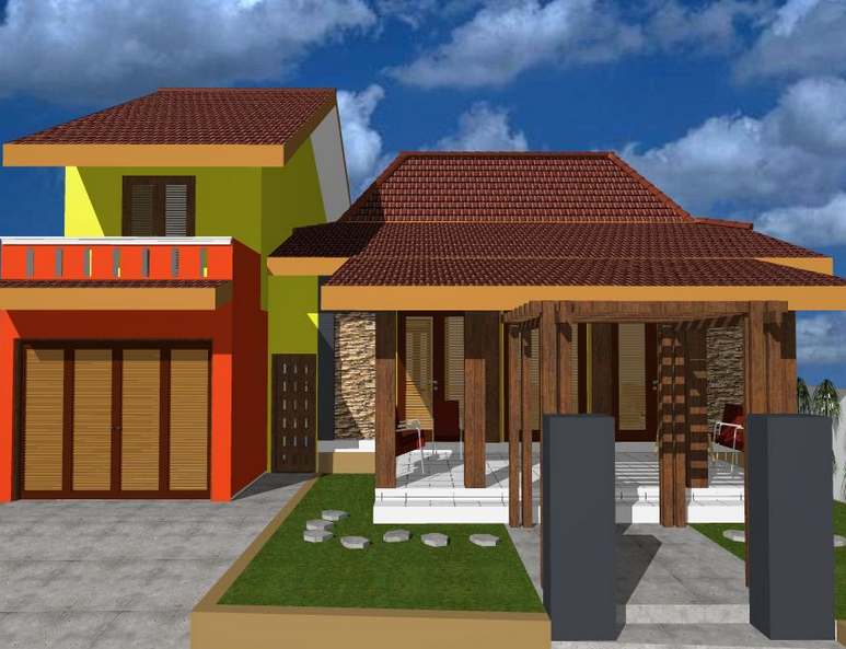 Contoh Tipe Rumah  Joglo  Minimalis  Terbaru Dan Menarik Desain Rumah 