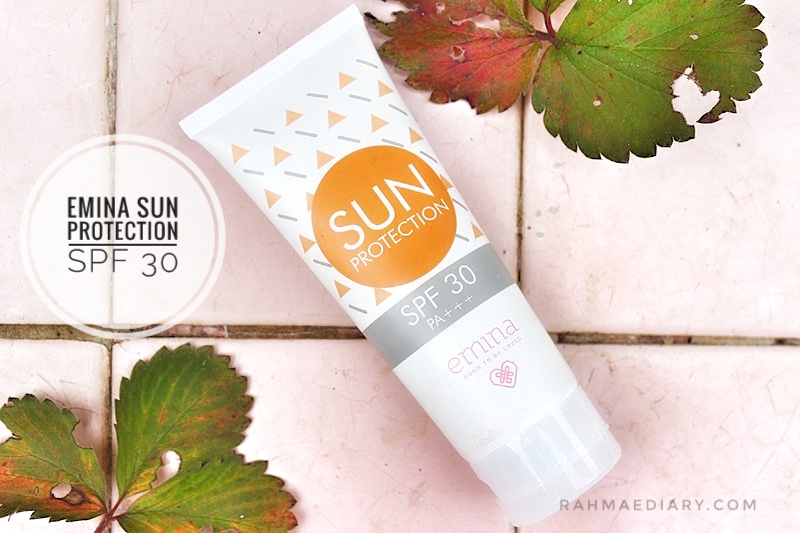 Emina Sun Protection SPF 30 Sunscreen Murmer Anti Lengket Rahma Diary