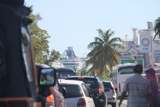Karibian risteily, St Maarten Philipsburg / autoilu saaren ympäri lasten kanssa