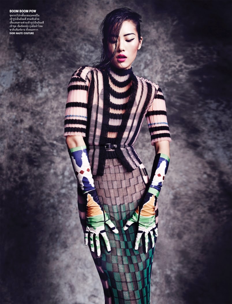 the empress' new clothes: liu wen by marcin tyszka for vogue thailand ...