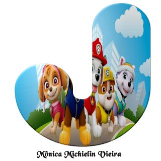 Paw Patrol Letters. Letras de Paw Patrol