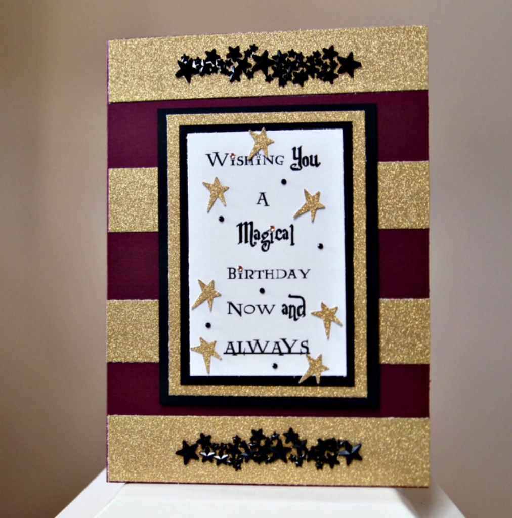 How To Make A Harry Potter Birthday Card