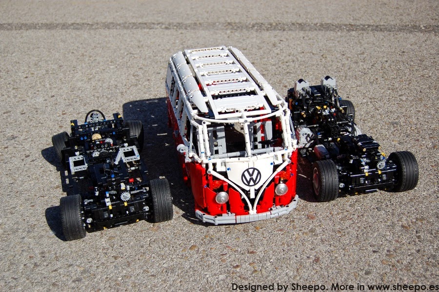 LEGO VW T1 Bus instructions now available by Sheepo 