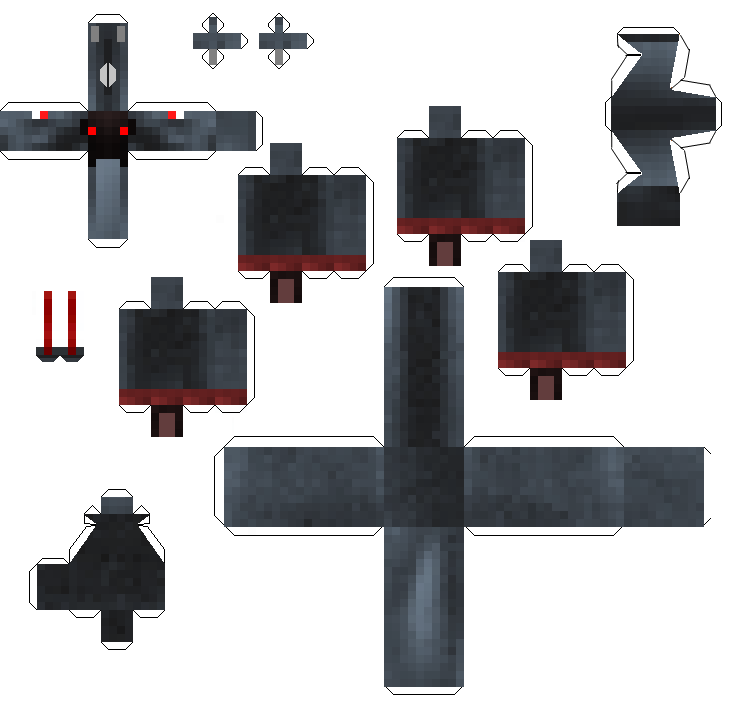 Minecraft Papercraft Mini Mobs