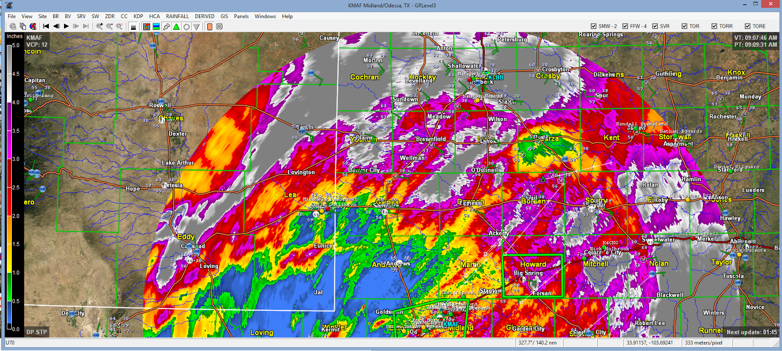 Round Two Of Severe TStorms Saturday, May 24, 2014.