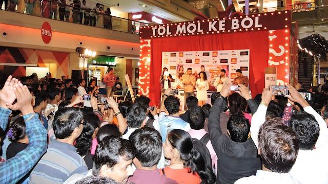 Photographs & Caption: Promotion of Marathi movie 'Fugay' at KORUM Mall, Thane