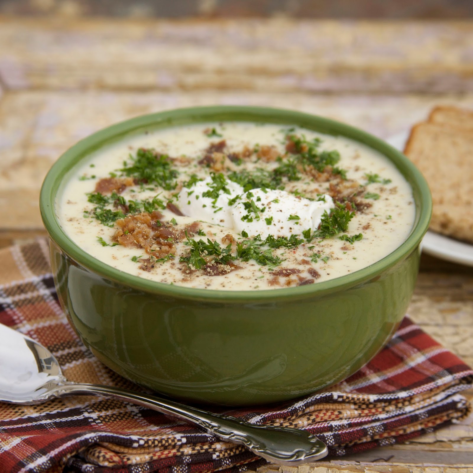American Twist on Julia Child's Potato Leek Soup