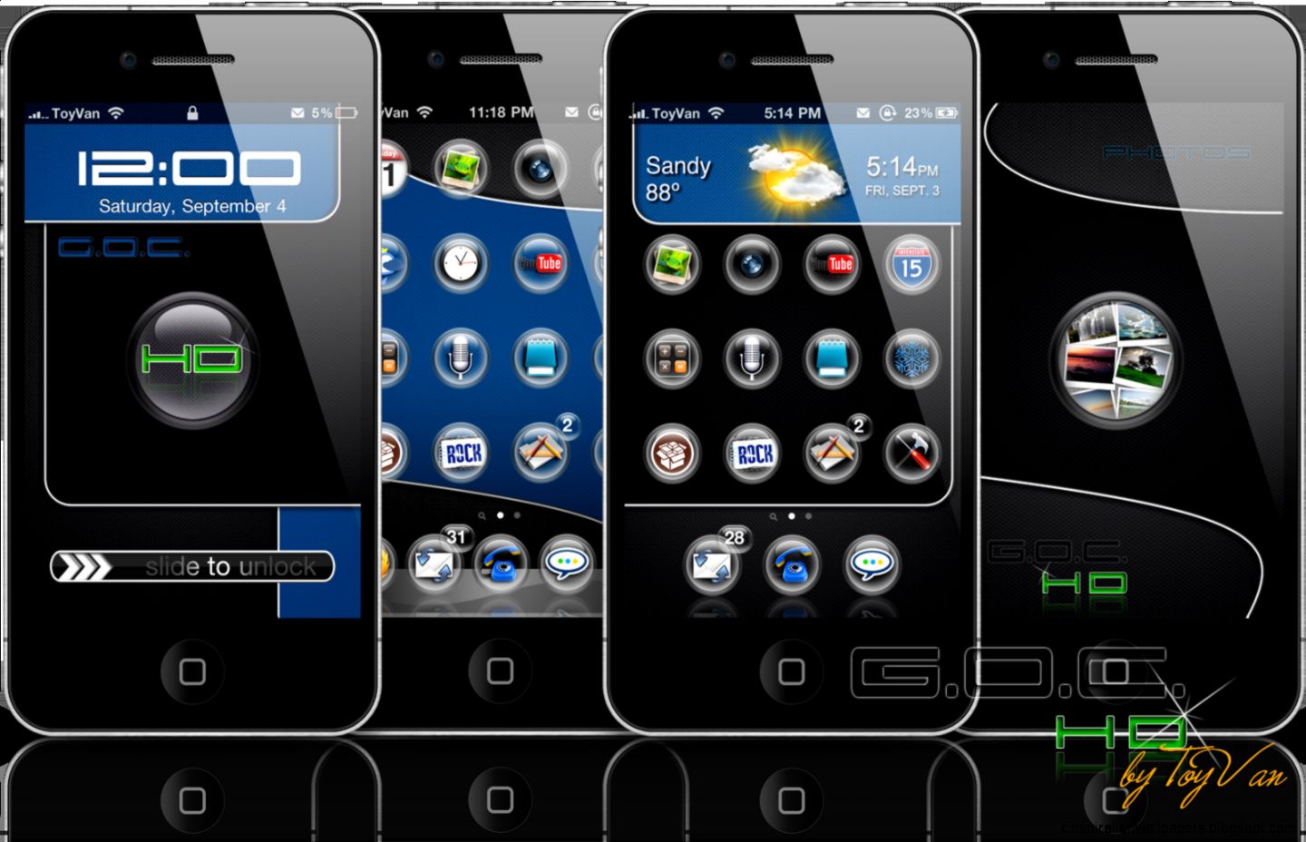 Top 5 best iPhone 4 HD themes Jailbreak  iMore