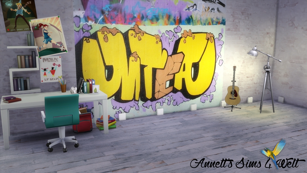 Annett’s Sims 4 Welt: Graffiti Walls