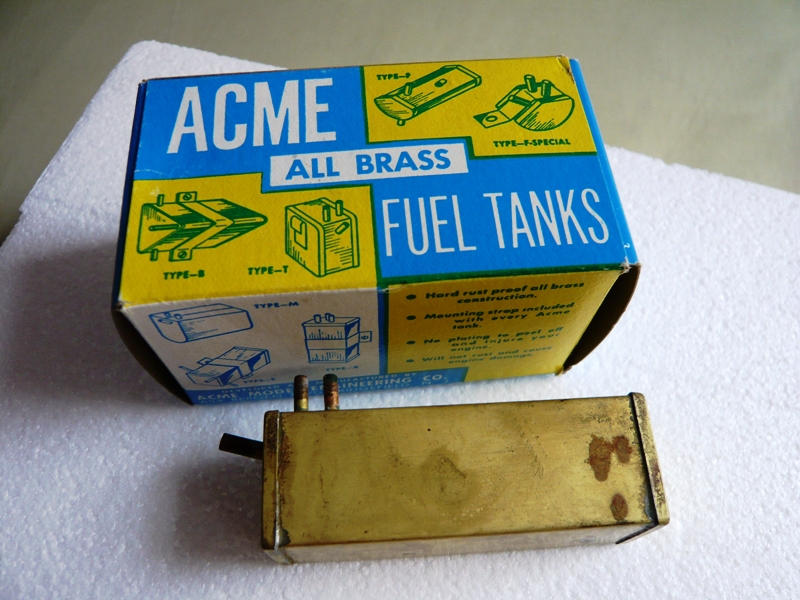 Pillbox Hobbies, Crafts n Curios ACME Brass Fuel Tank