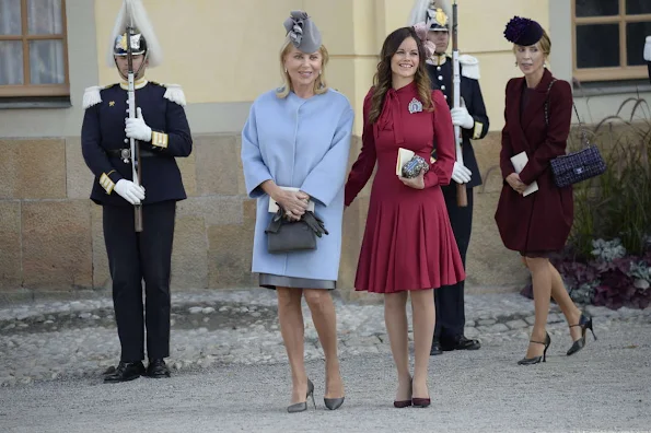 Princess Madeleine, Chris O'Neill and Princess Leonore, King Carl Gustaf and Queen Silvia, Crown Princess Victoria and Prince Daniel, Prince Carl Philip and Princess Sofia 