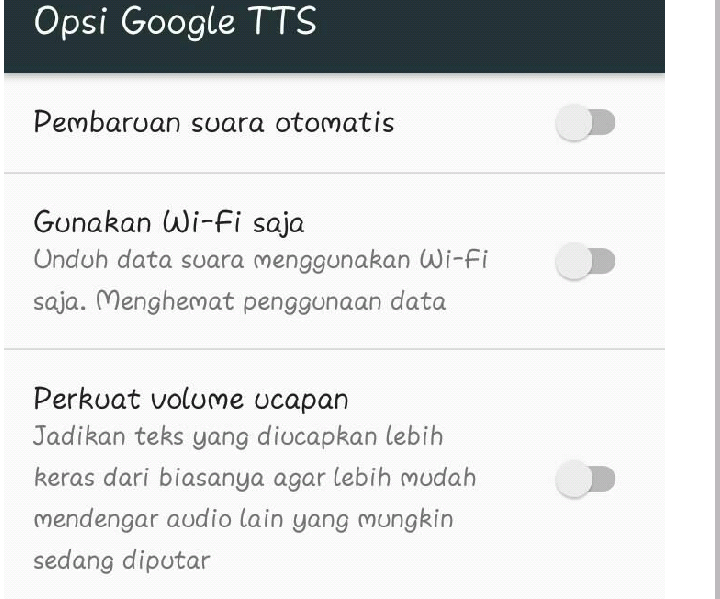 Google TTS language Packs. Google tts