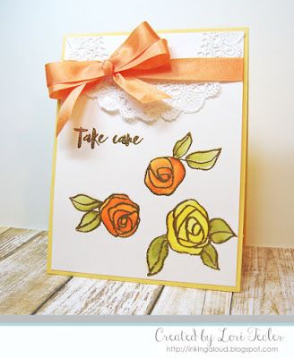 Take Care card-designed by Lori Tecler/Inking Aloud-stamps from Altenew Take Care card-designed by Lori Tecler/Inking Aloud-stamps from Altenew
