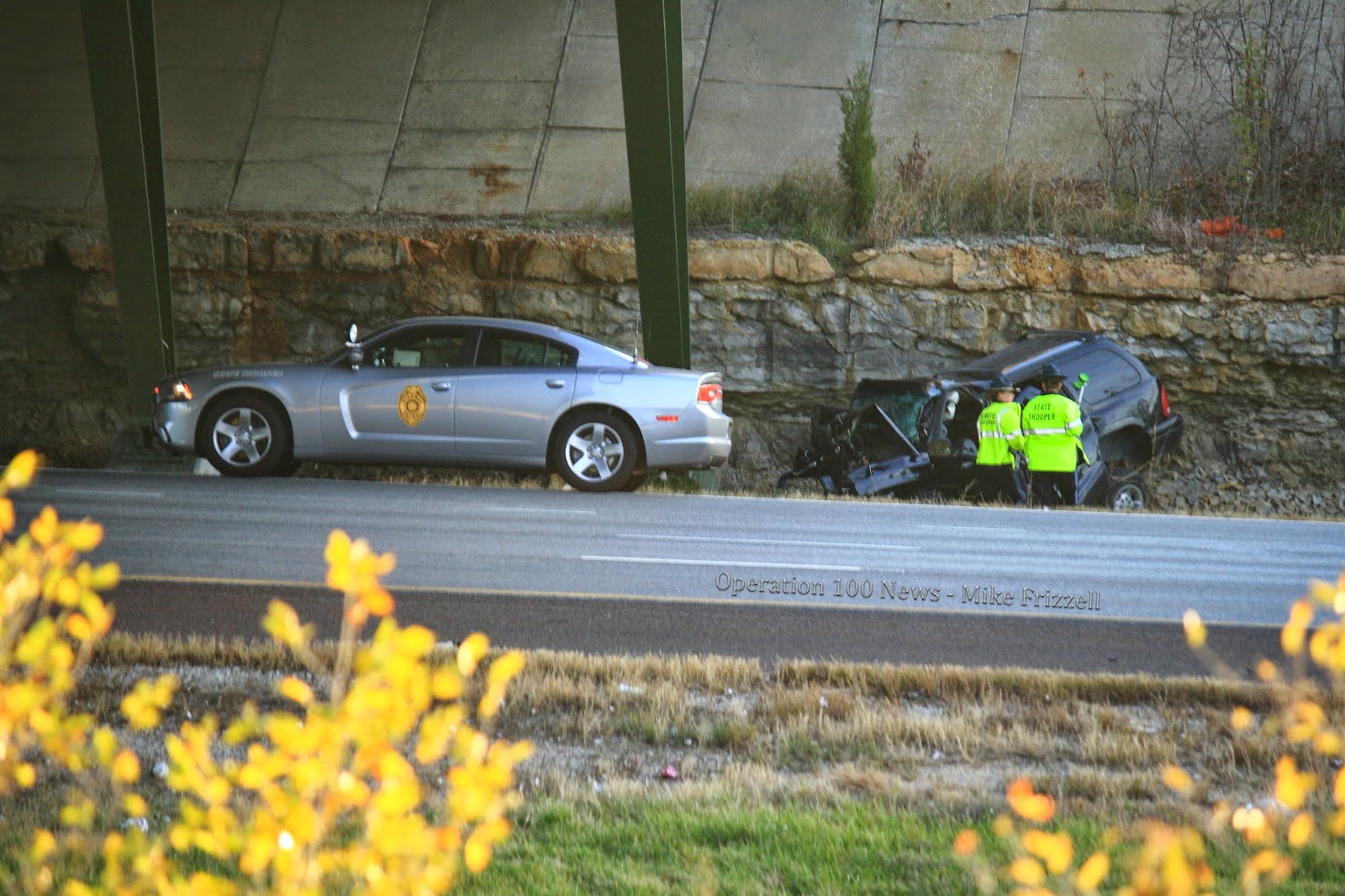 Operation100news Leavenworth man killed when his SUV struck a bridge