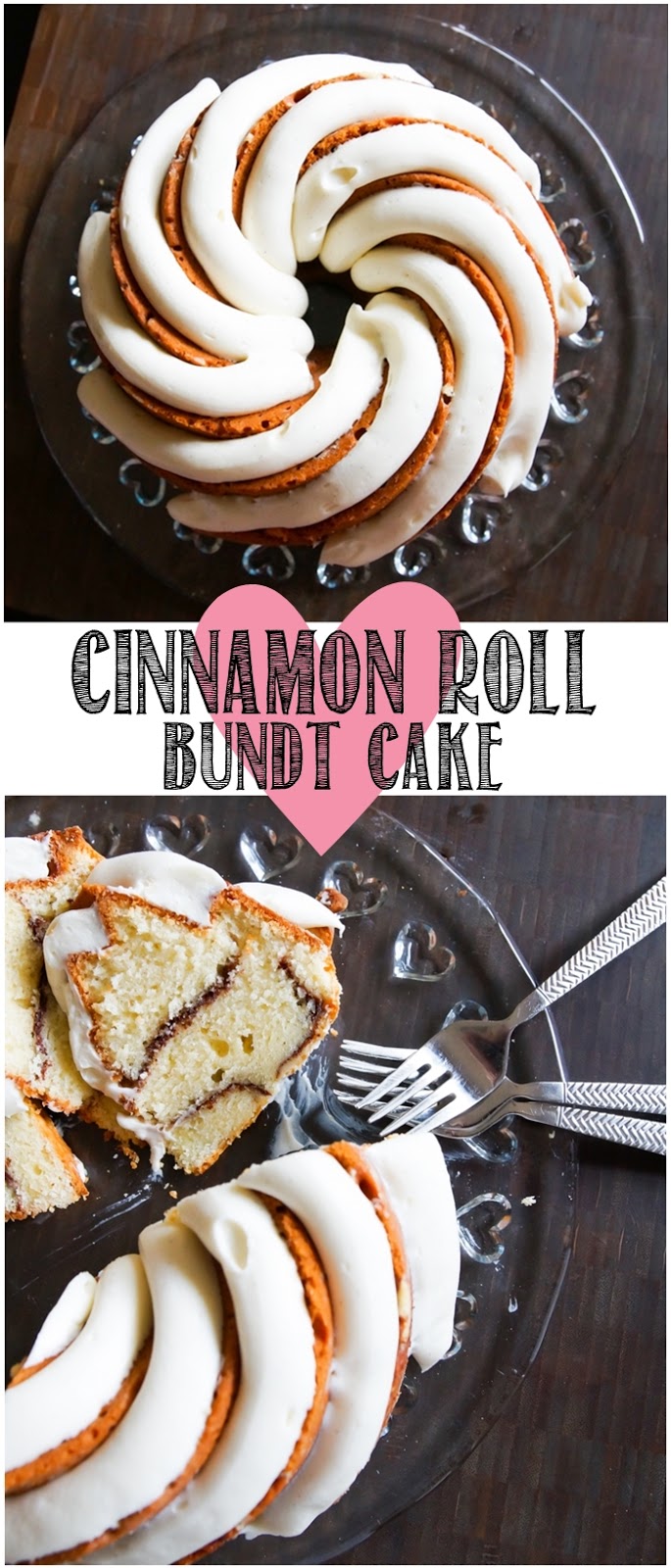 Cinnamon Roll Bundt Cake Bake at 350°