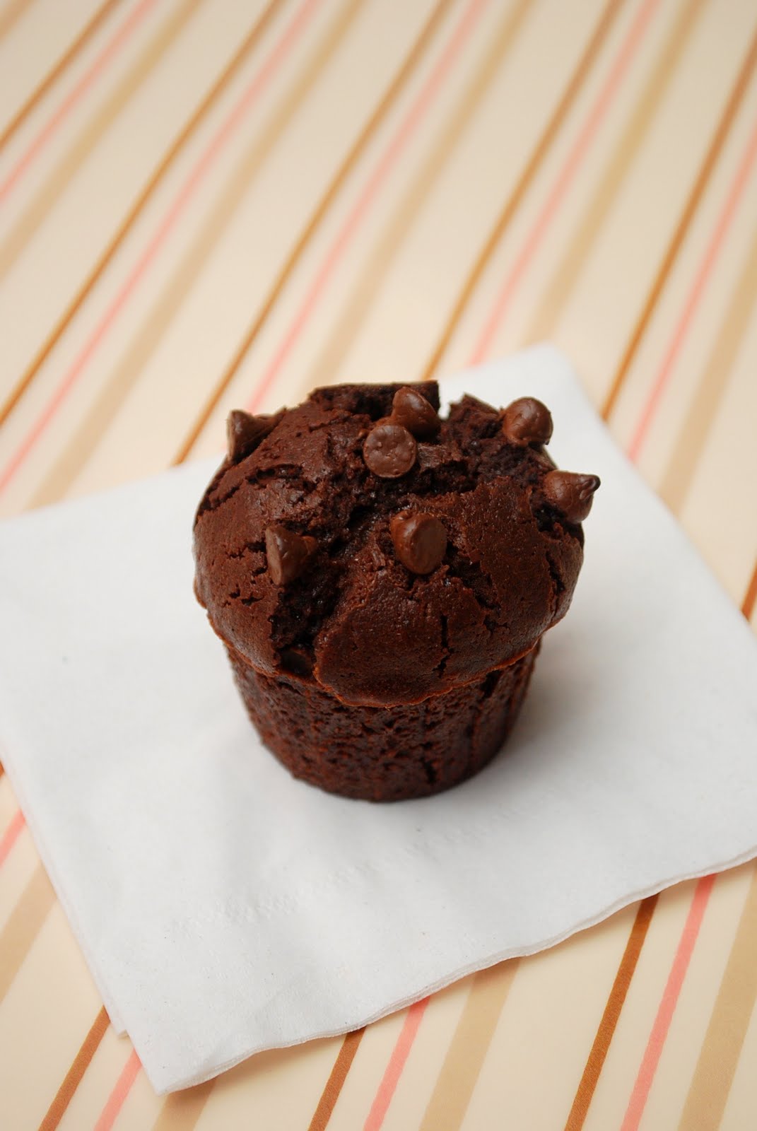 Amateur Bakes: Chocolate Chocolate Chip Brownie Muffin