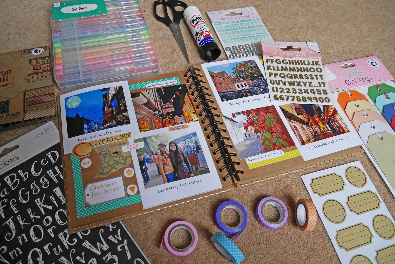 Scrapbooking starter kit for beginners Kat Last A Travel, Craft and