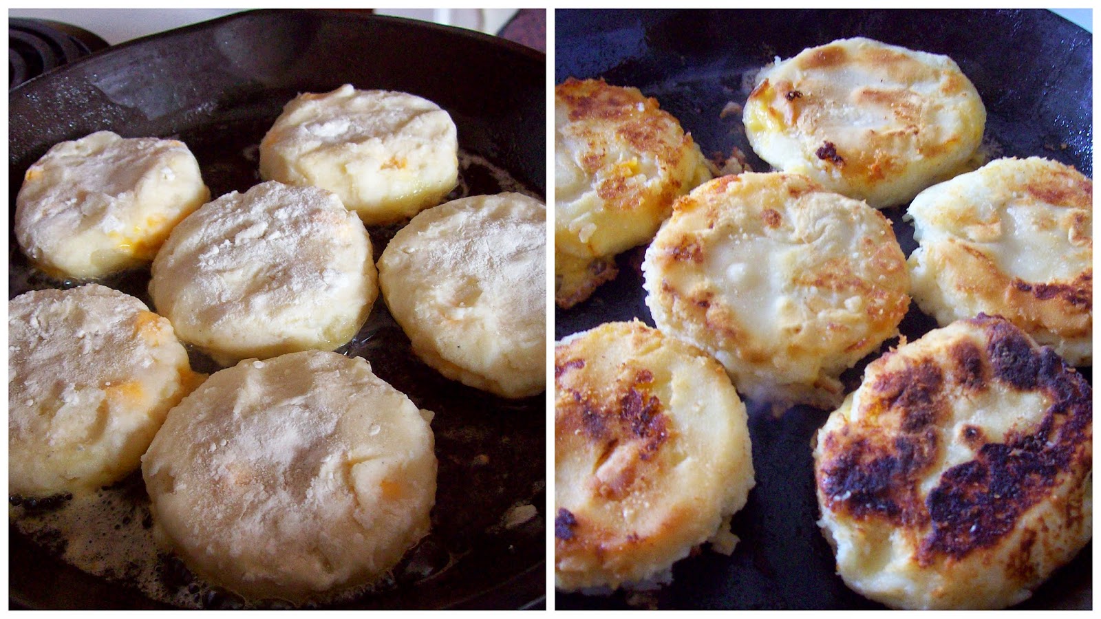 Potato Cakes with Cheese & Onion