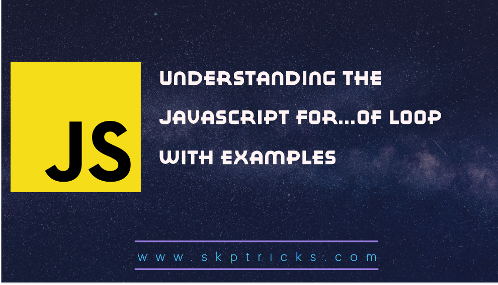 for of loop javascript for of loop javascript