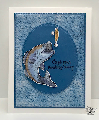 Our Daily Bread Designs Stamp/Die Duos: Great Catch, Custom Dies: Double Stitched Rectangles, Rectangles, Pierced Ovals, Paper Collections: Christian Faith, Old Glory