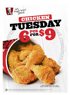 kfc chicken tuesday march