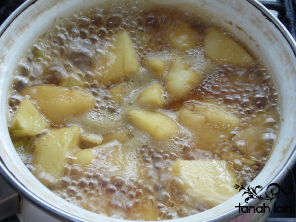 Receta de un rico postre Manzanas Jalisco