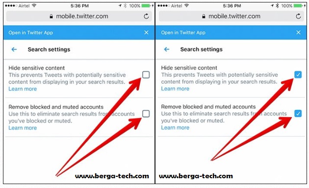 How to Turn on Twitter Safe Search Mode on Iphone and Computer