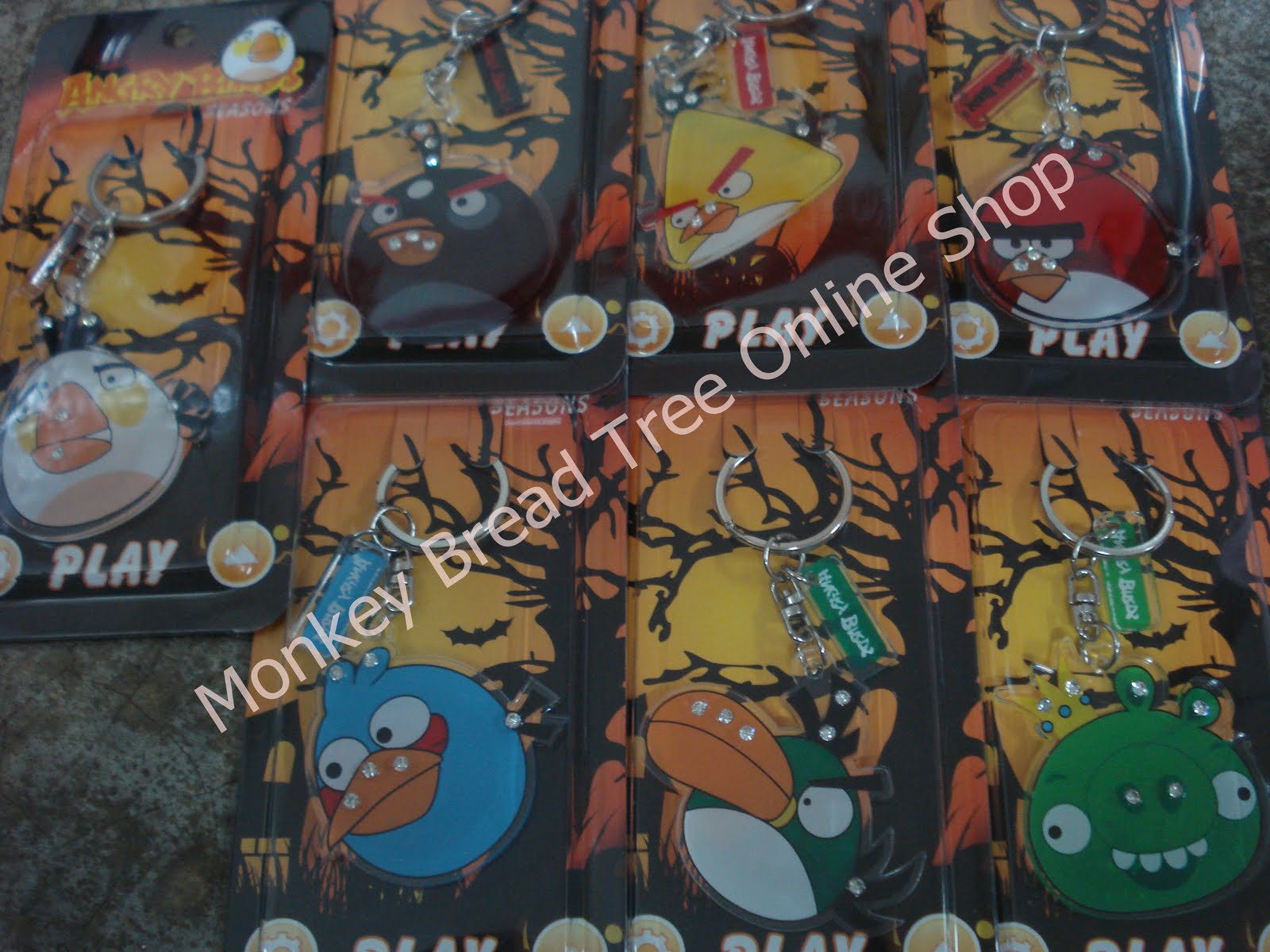 Monkey Bread Tree Online Shop: Angry Birds KeyChain